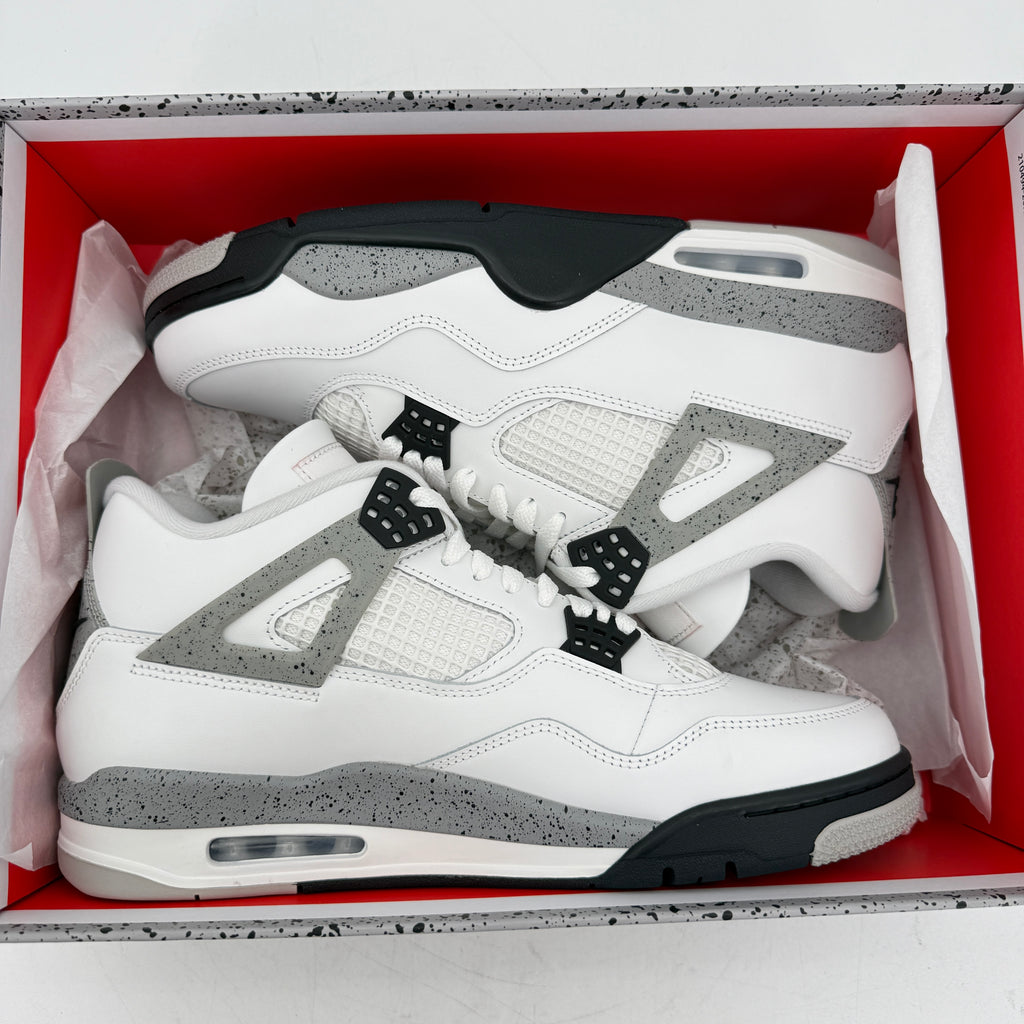 Air Jordan 4 Retro "White Cement" 2025 New Size 12
