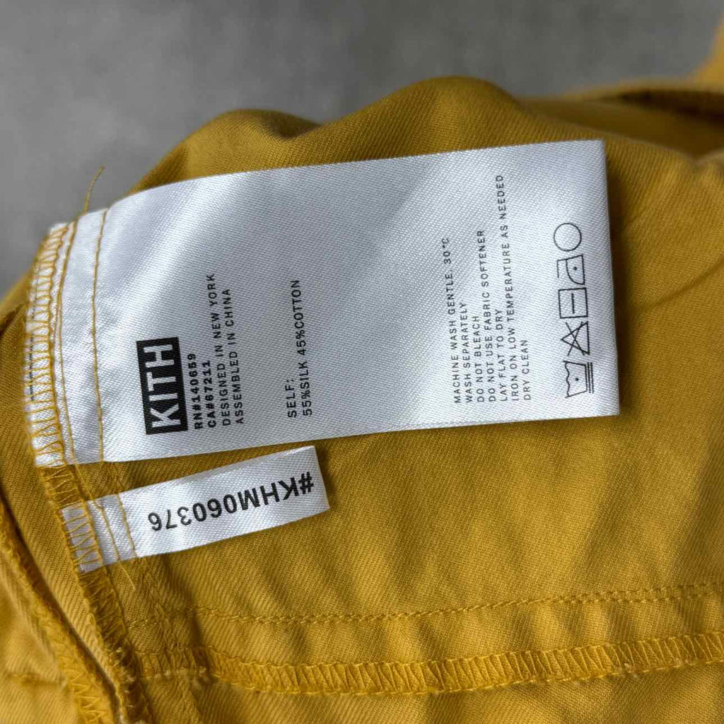 Kith Shorts "THOMPSON ACTIVE" Yellow Used Size M