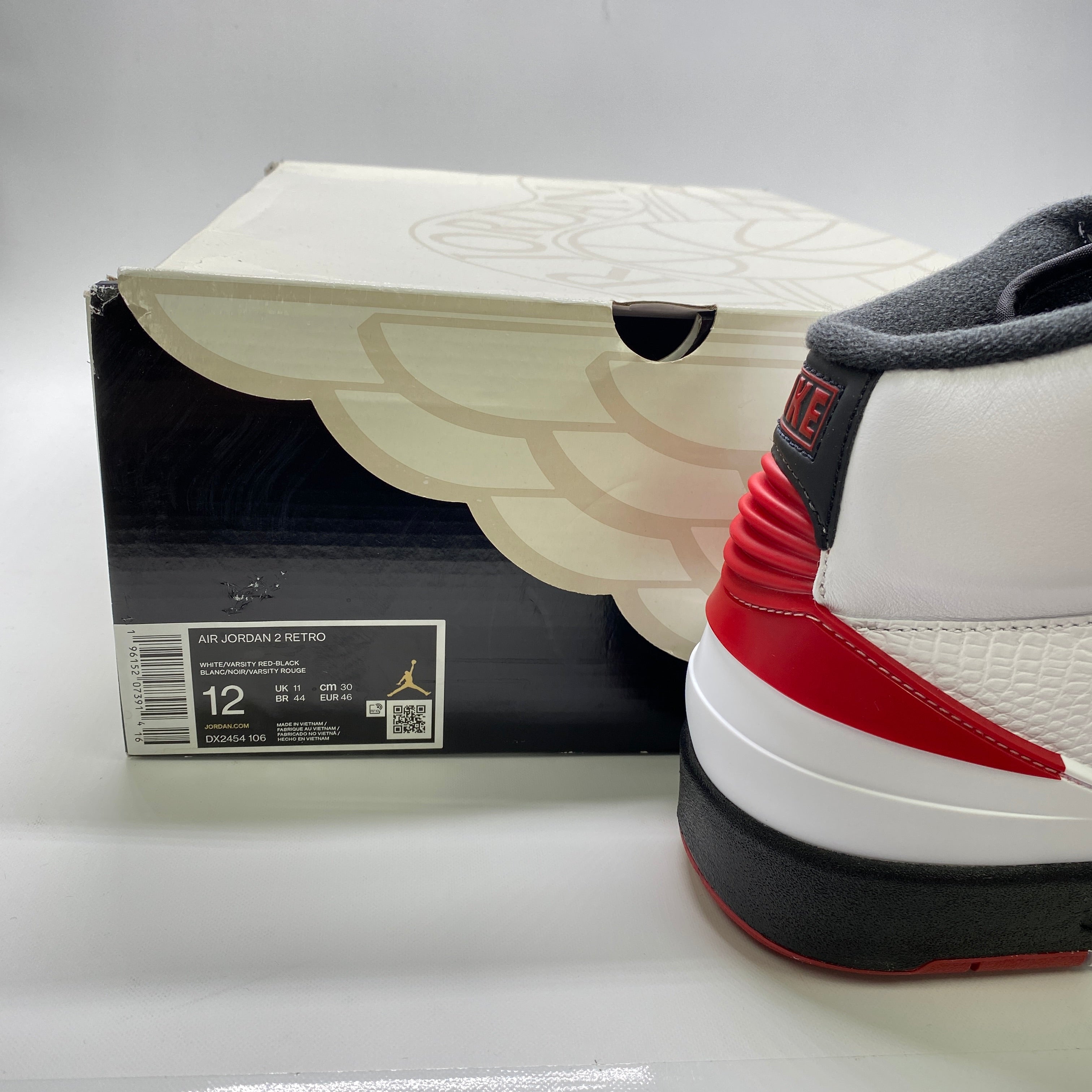 Air Jordan 2 Retro &quot;Chicago&quot; 2022 New Size 12