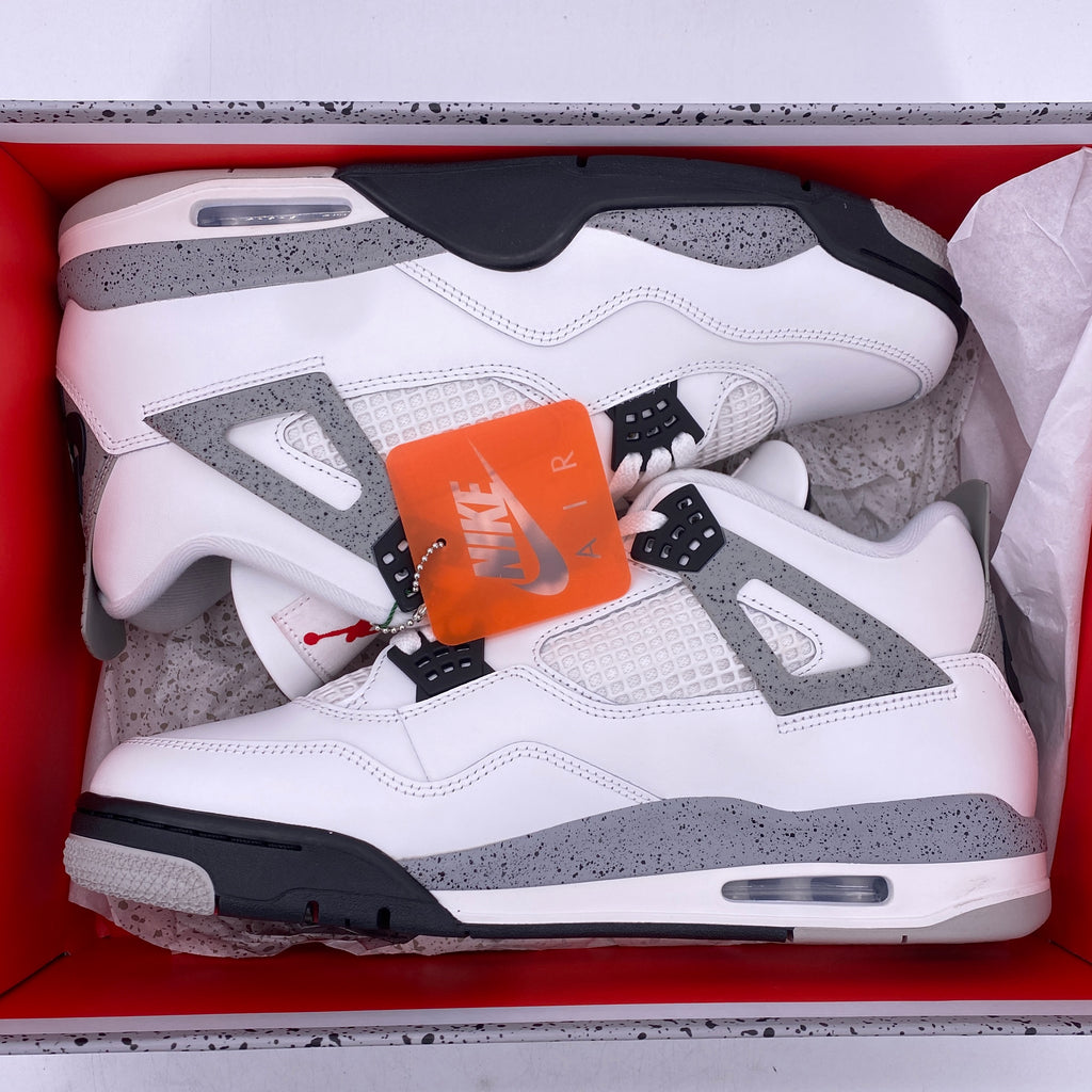 Air Jordan 4 Retro "White Cement" 2025 New Size 13