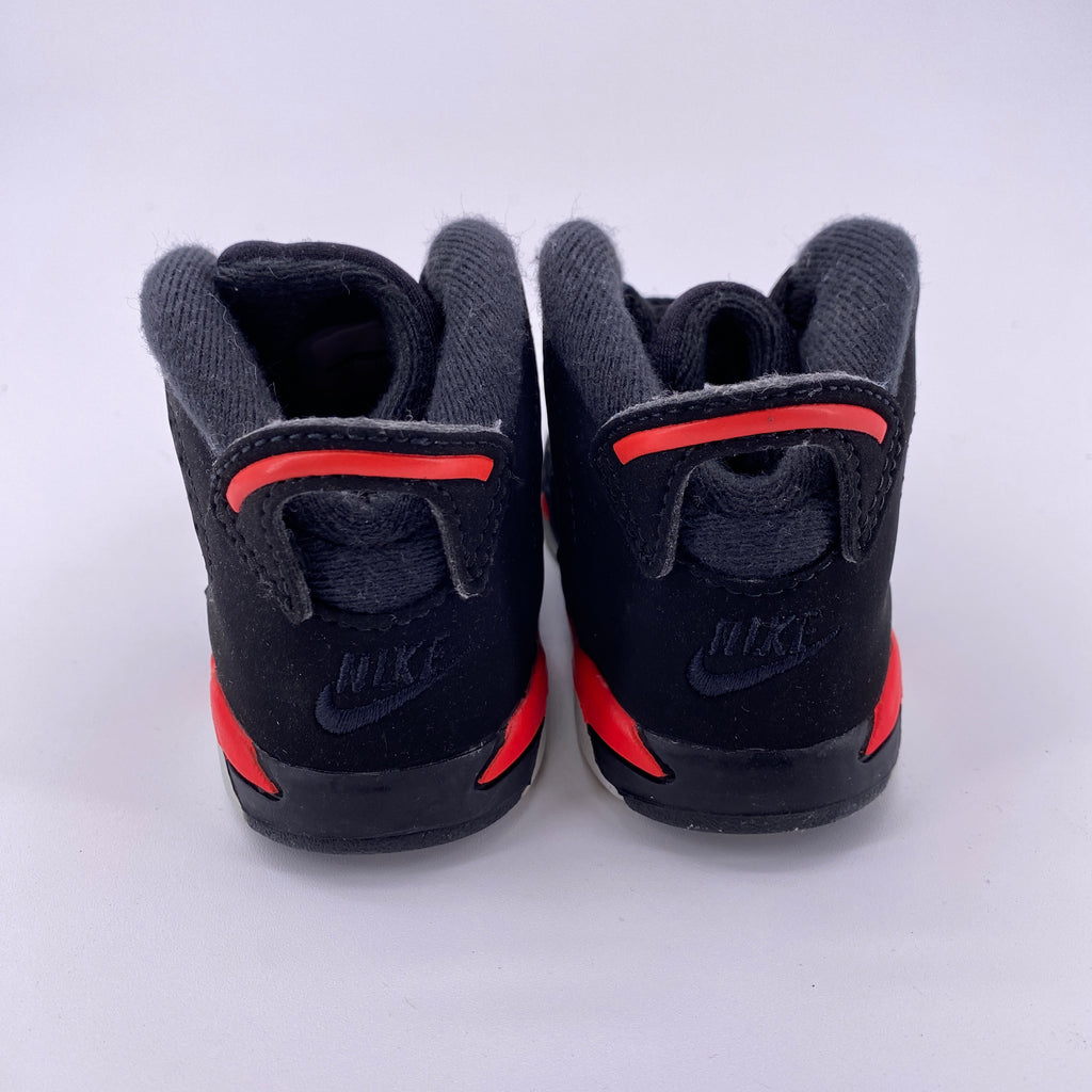 Air Jordan (TD) 6 Retro "Infrared" 2019 New Size 4c