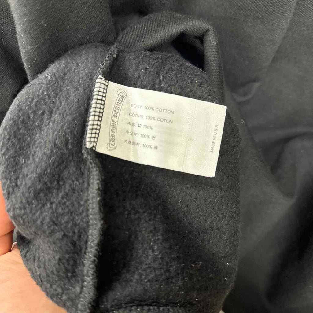 Chrome Hearts Crewneck Sweater "HORSESHOE" Black Used Size XL