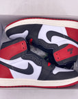 Air Jordan 1 Retro High OG "Black Toe Reimagined" 2025 New Size 8