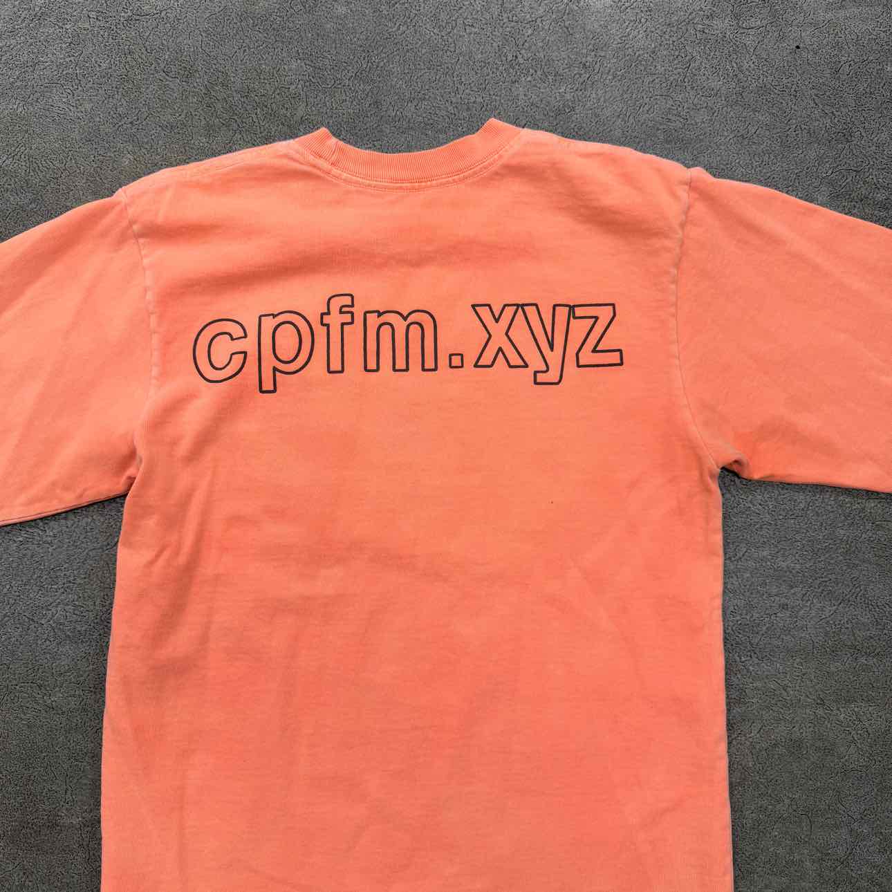 CPFM Long Sleeve &quot;I LIKE YOU YOU&#39;RE DIFFERENT&quot; Peach Used Size S