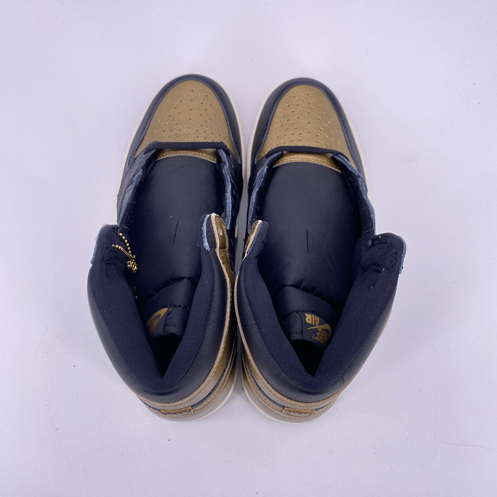 Air Jordan 1 Retro High "Black Metallic Gold" 2024 New Size 10