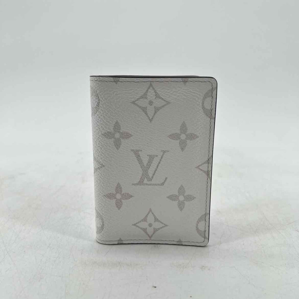 Louis Vuitton Organizer "MONOGRAM ANTARTICA" Used White Size OS