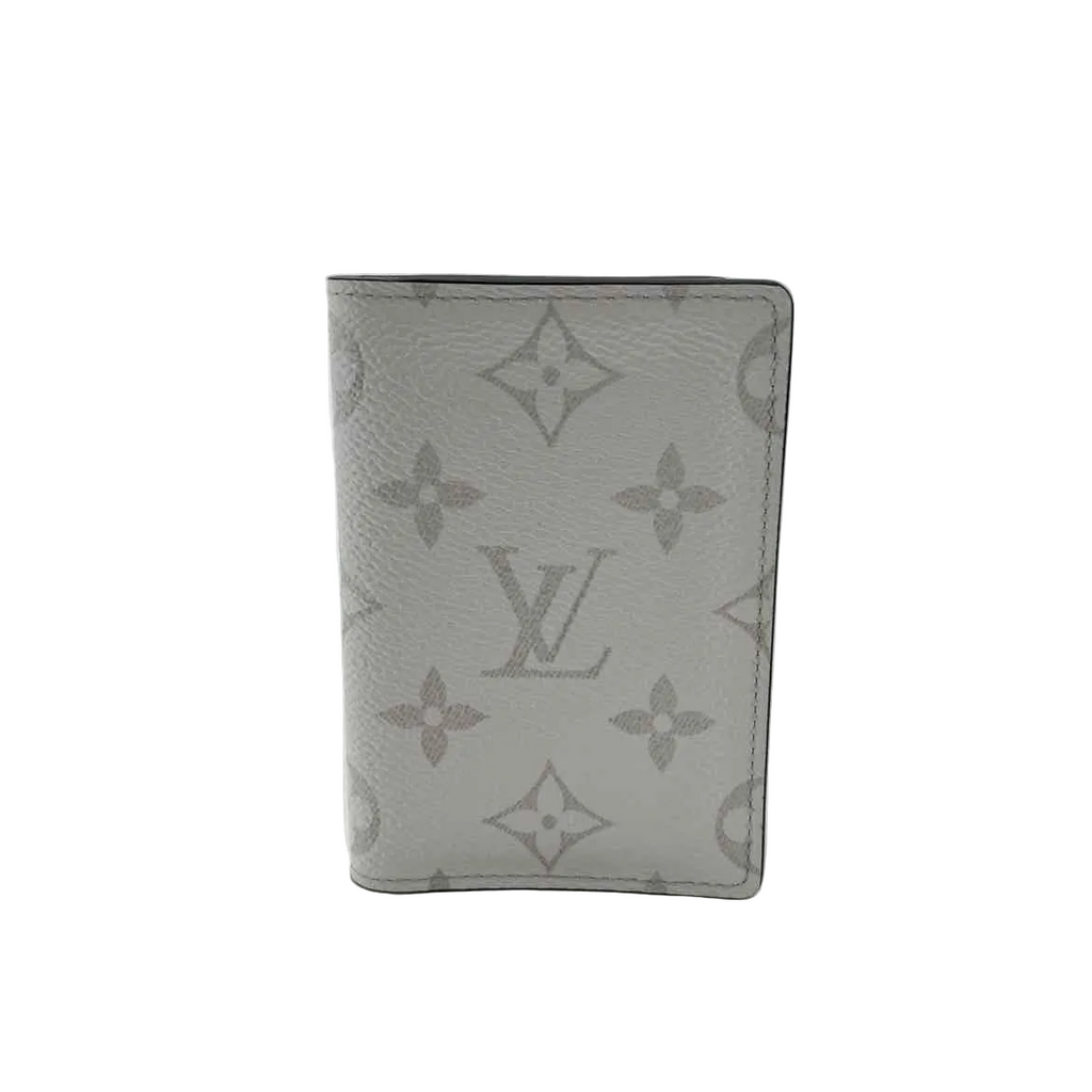 Louis Vuitton Organizer "MONOGRAM ANTARTICA" Used White Size OS