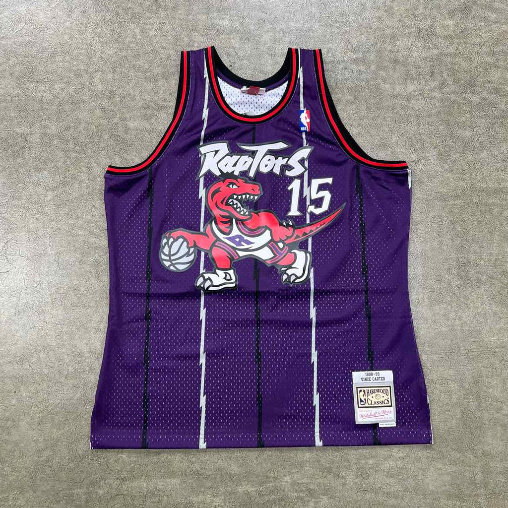 Mitchell & Ness Jersey "RAPTORS" Purple New Size XL