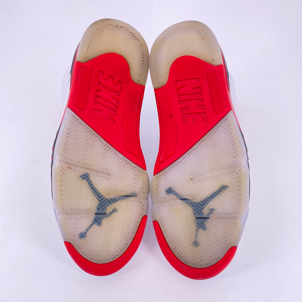 Air Jordan 5 Retro "Fire Red Black Tongue" 2025 Used Size 9.5