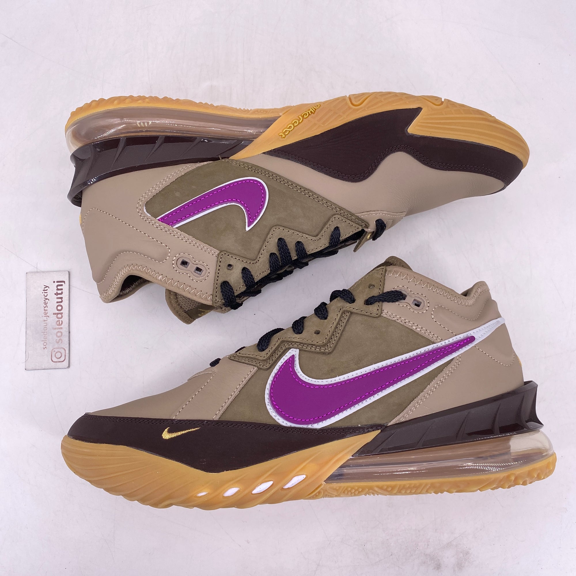 Nike Lebron 18 Low &quot;Atmos Viotech&quot; 2021 New Size 11