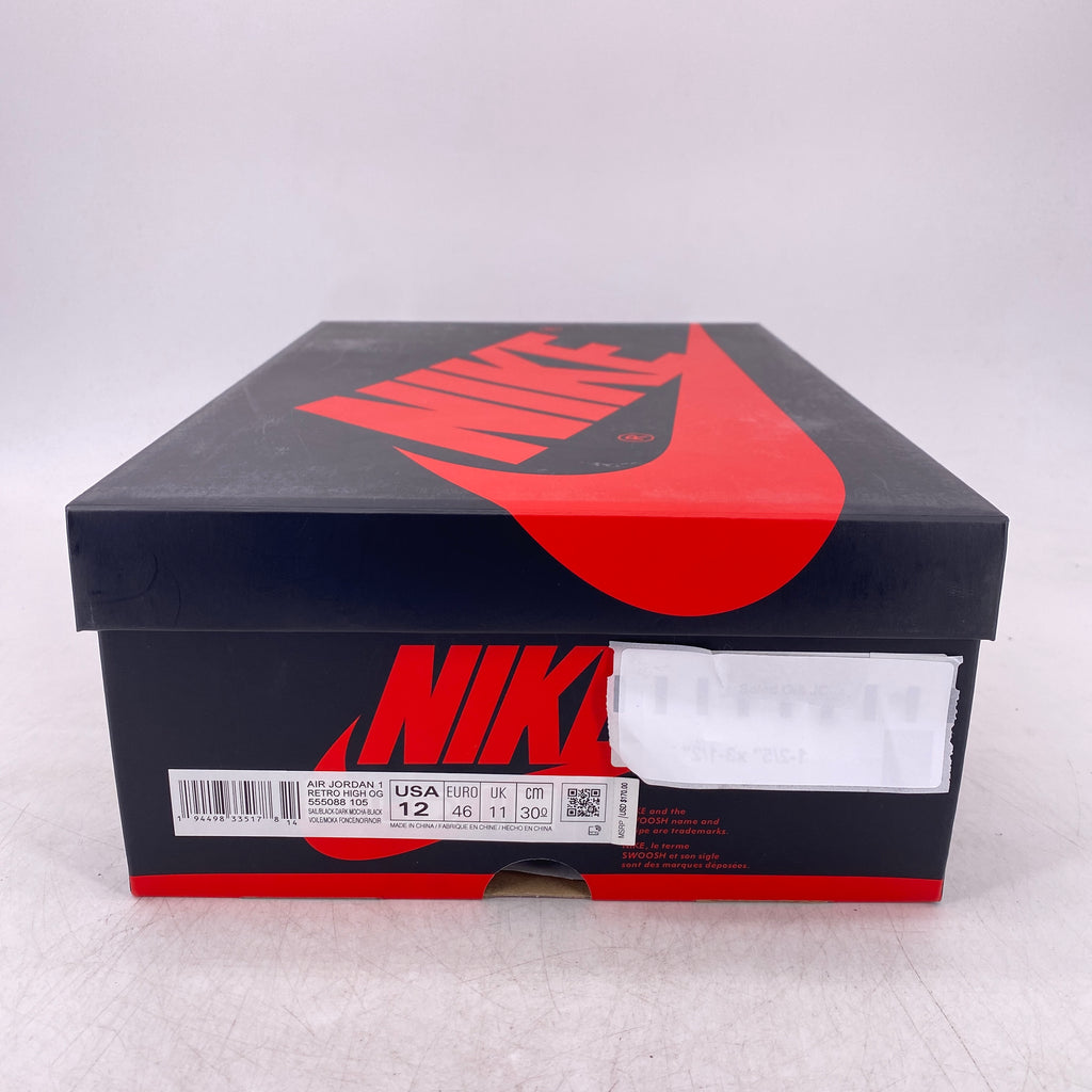 Air Jordan 1 Retro High OG "Mocha" 2020 New Size 12