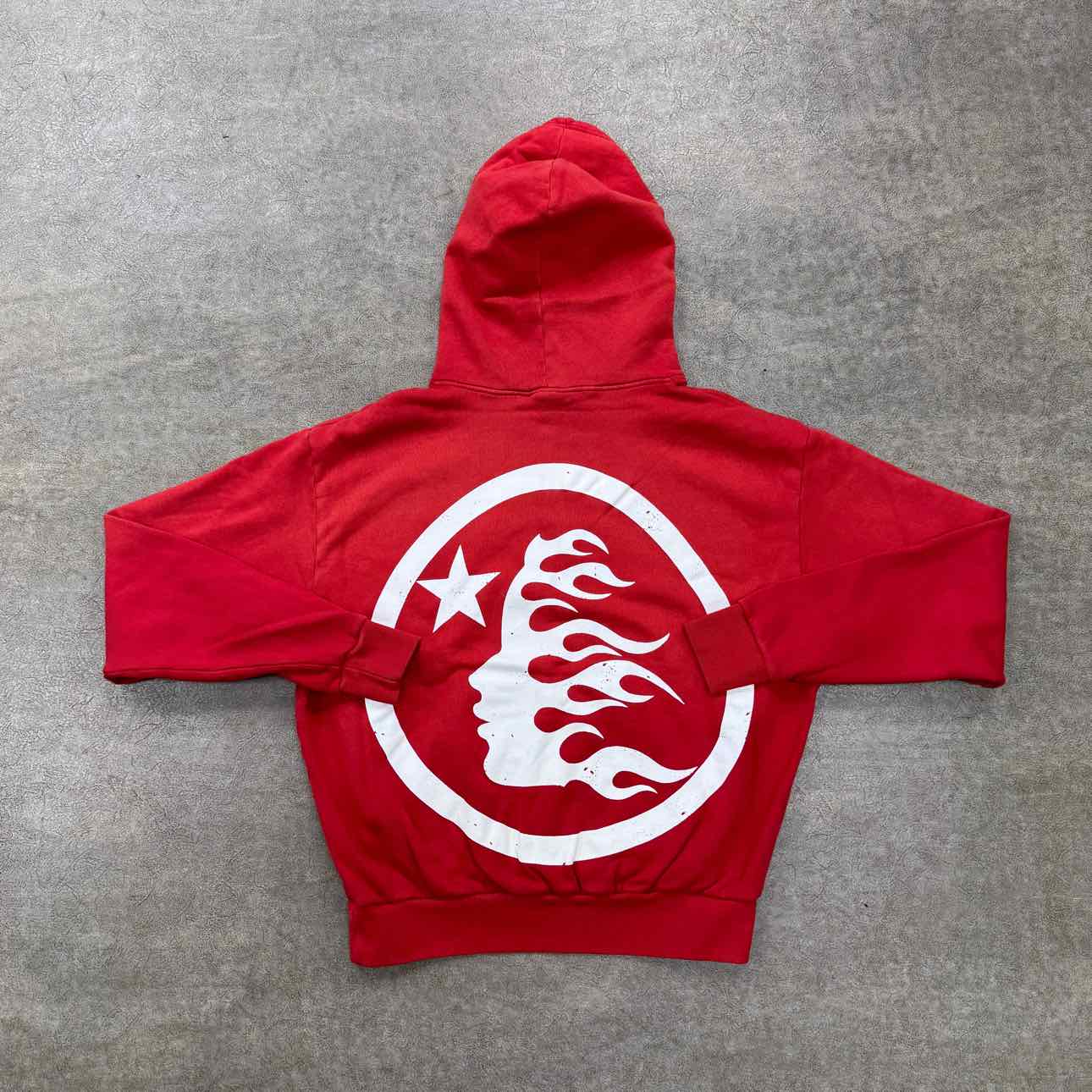 Hellstar Hoodie &quot;UNIFORM&quot; Red New Size S