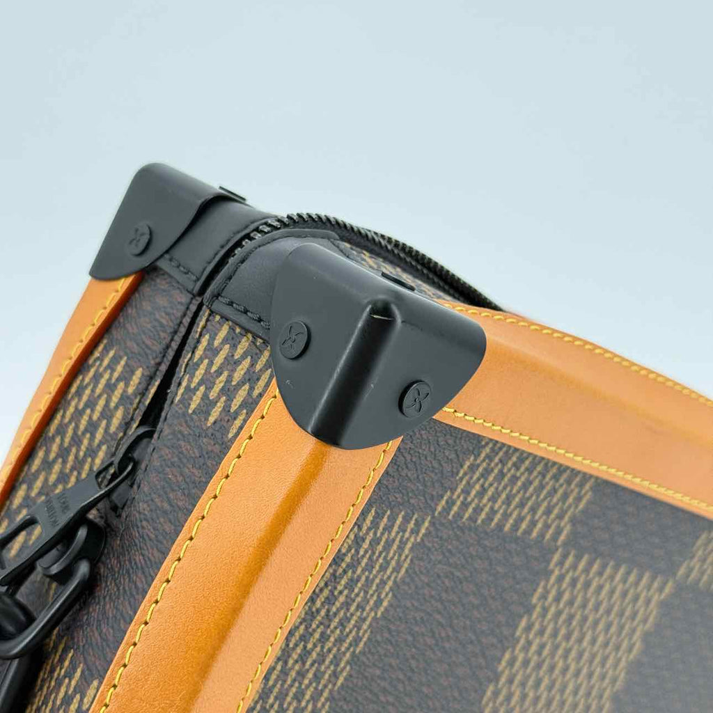 Louis Vuitton Bag "SOFT TRUNK NIGO" Used Brown