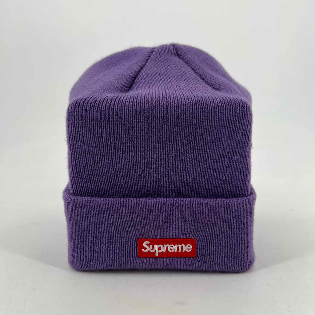 Supreme Beanie "SMALL BOX LOGO" Used Purple Size OS