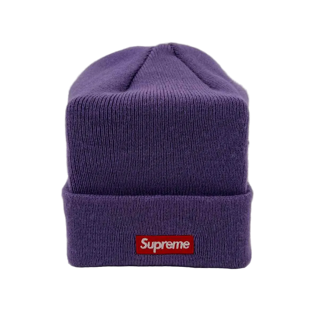 Supreme Beanie "SMALL BOX LOGO" Used Purple Size OS