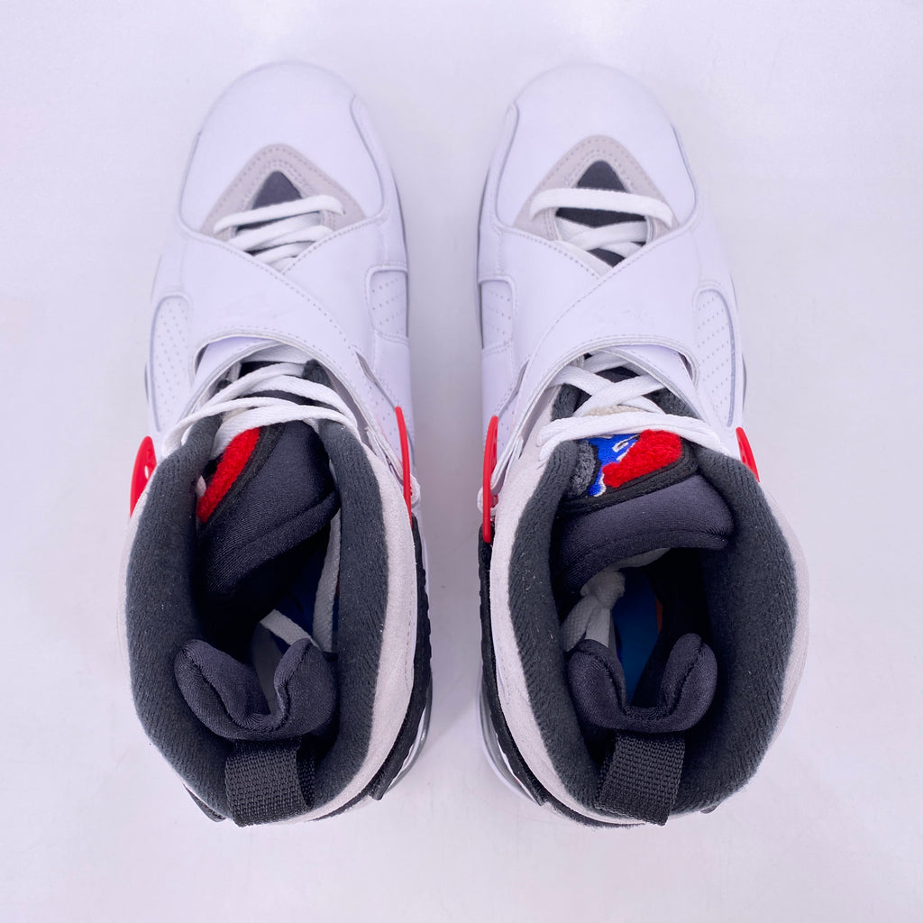 Air Jordan 8 Retro "White True Red" 2025 New Size 10