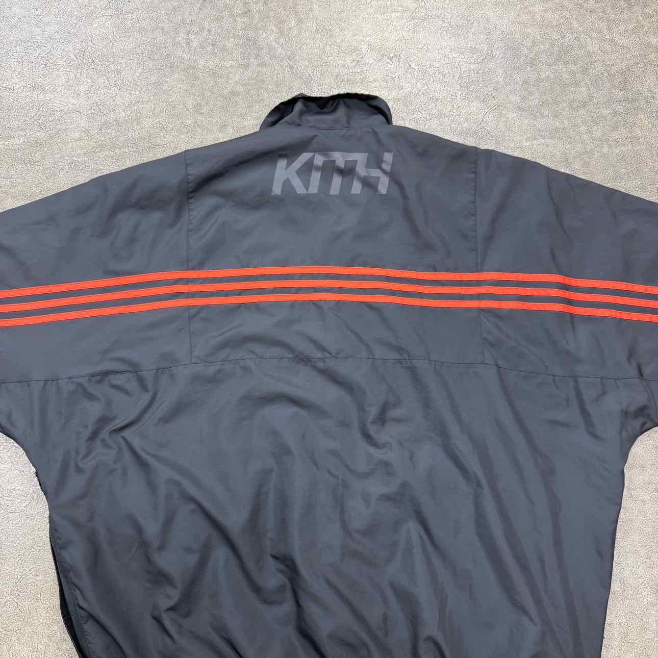 Adidas Track Jacket &quot;KITH&quot; Black Used Size L