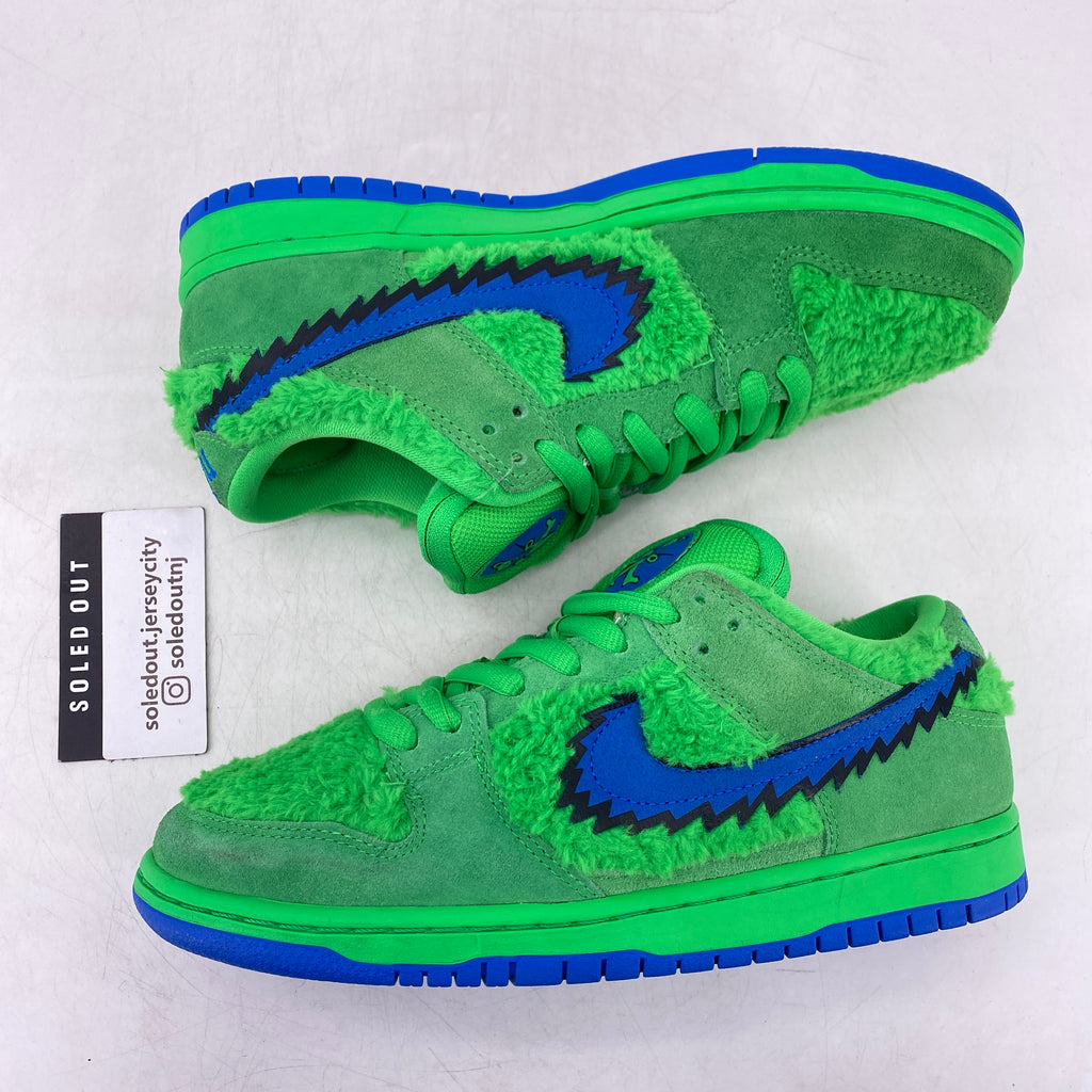 Nike SB Dunk Low "Grateful Dead Green" 2020 Used Size 8
