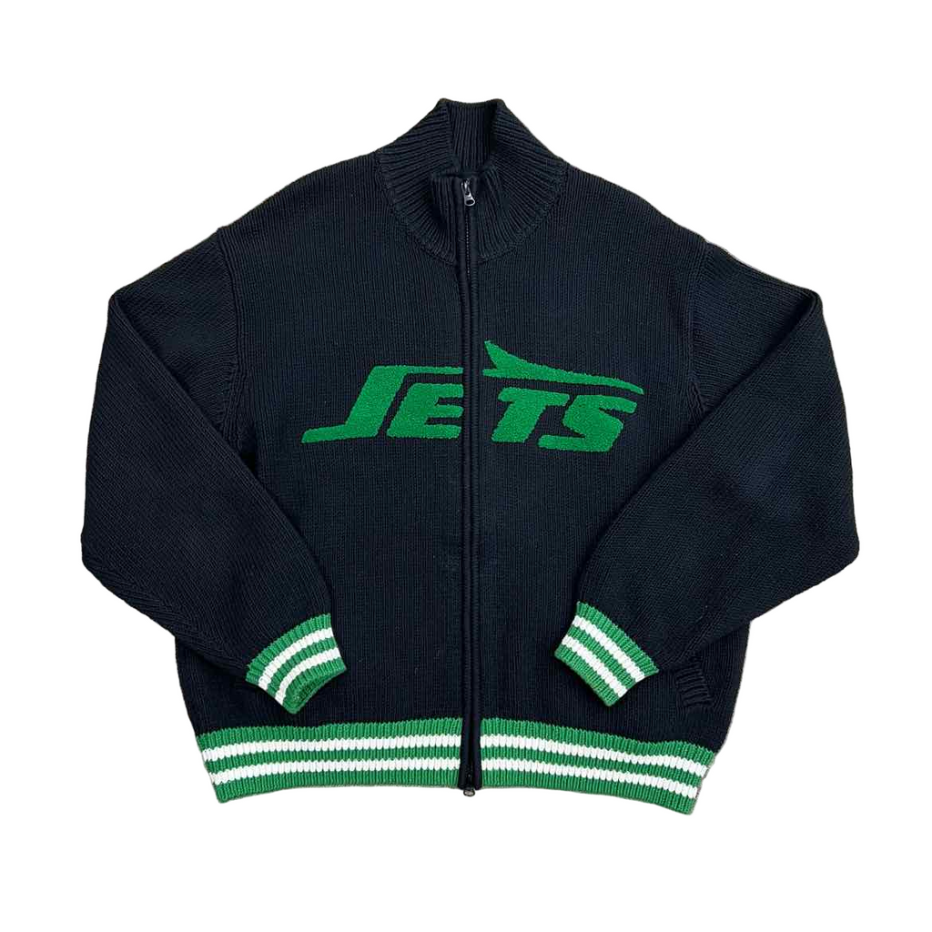 Kith Zip Up "NFL 47 JETS" Black Used Size L