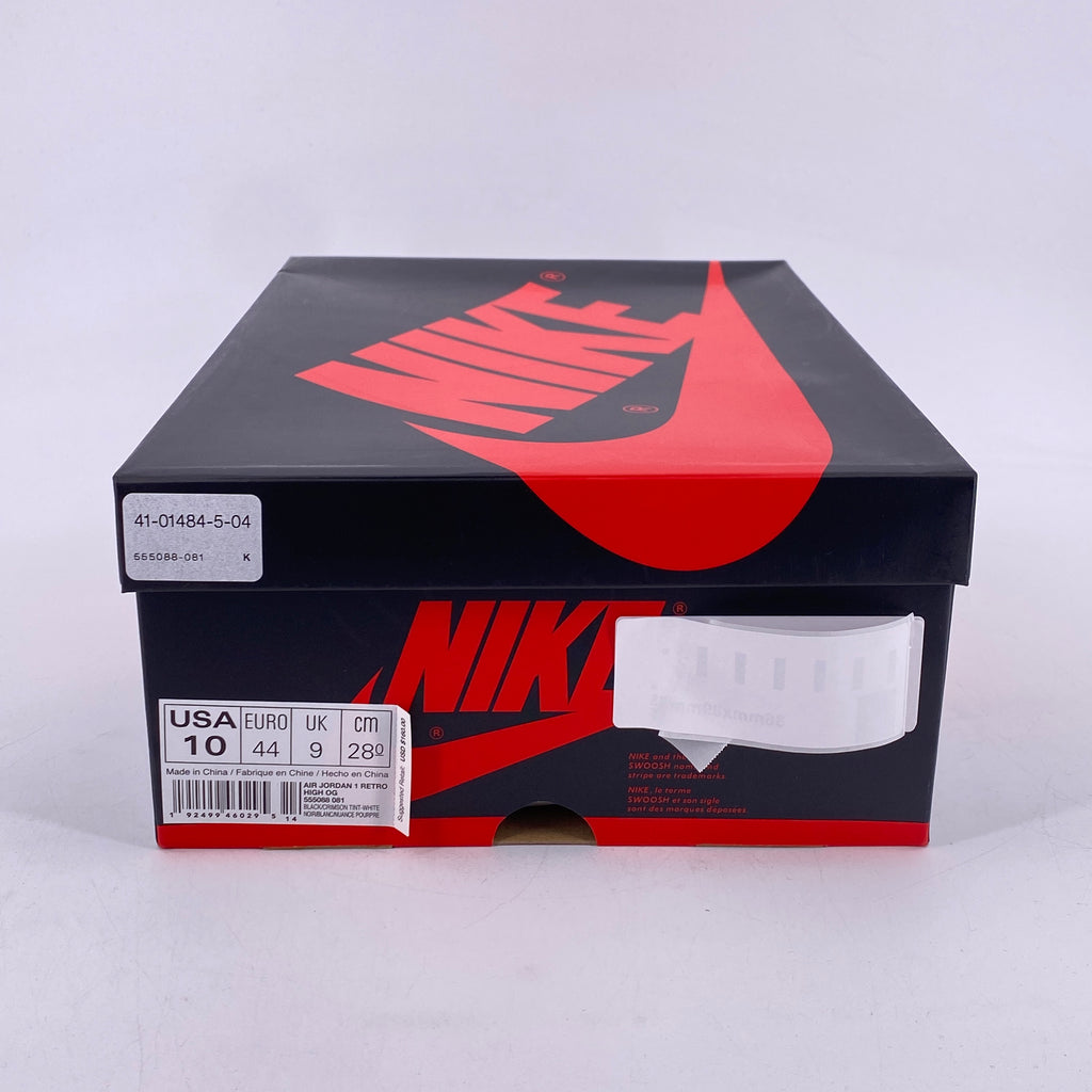 Air Jordan 1 Retro High OG "Crimson Tint" 2019 New Size 10