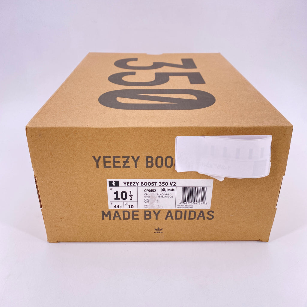 Yeezy 350 v2 "Black Red" 2017 New Size 10.5