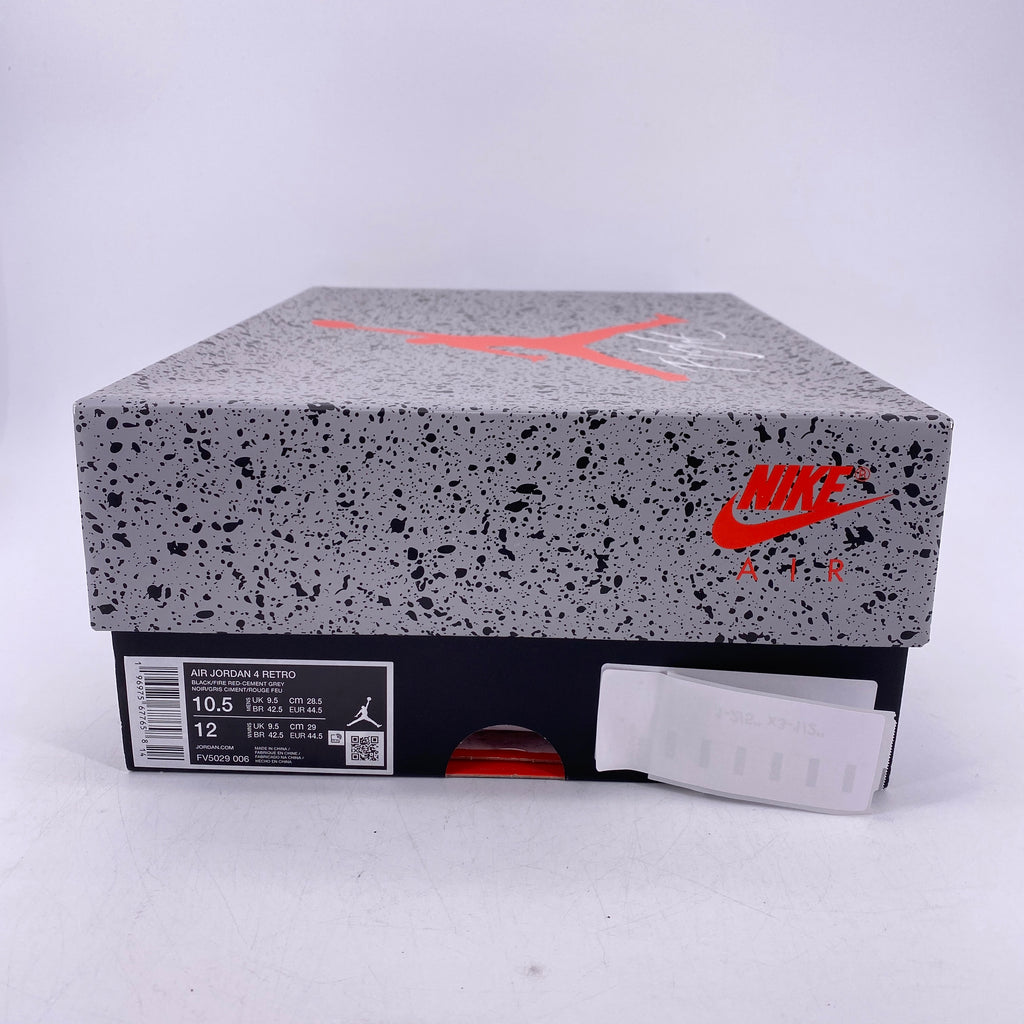 Air Jordan 4 Retro "Bred Reimagined" 2024 New Size 10.5