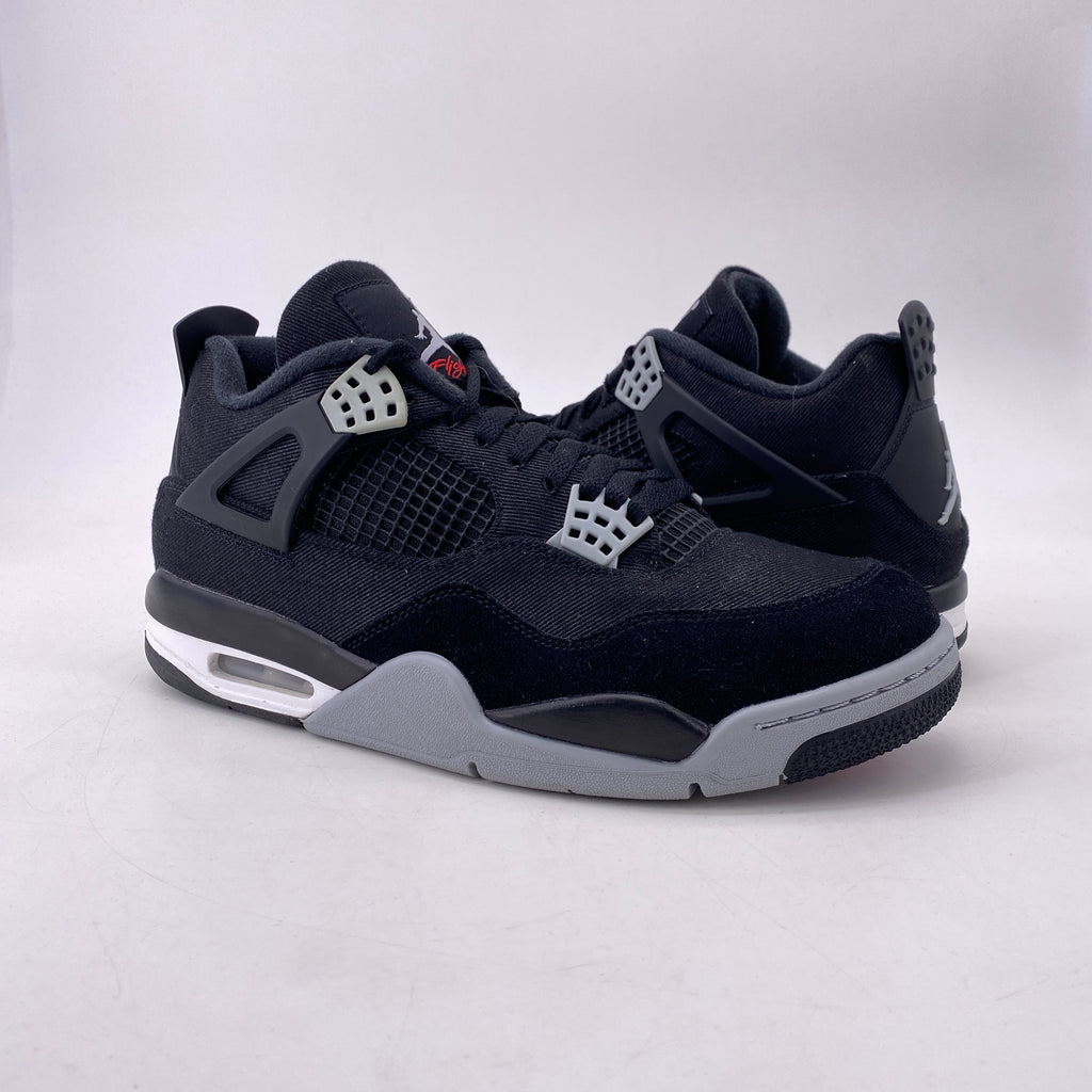 Air Jordan 4 Retro "Black Canvas" 2022 Used Size 10.5