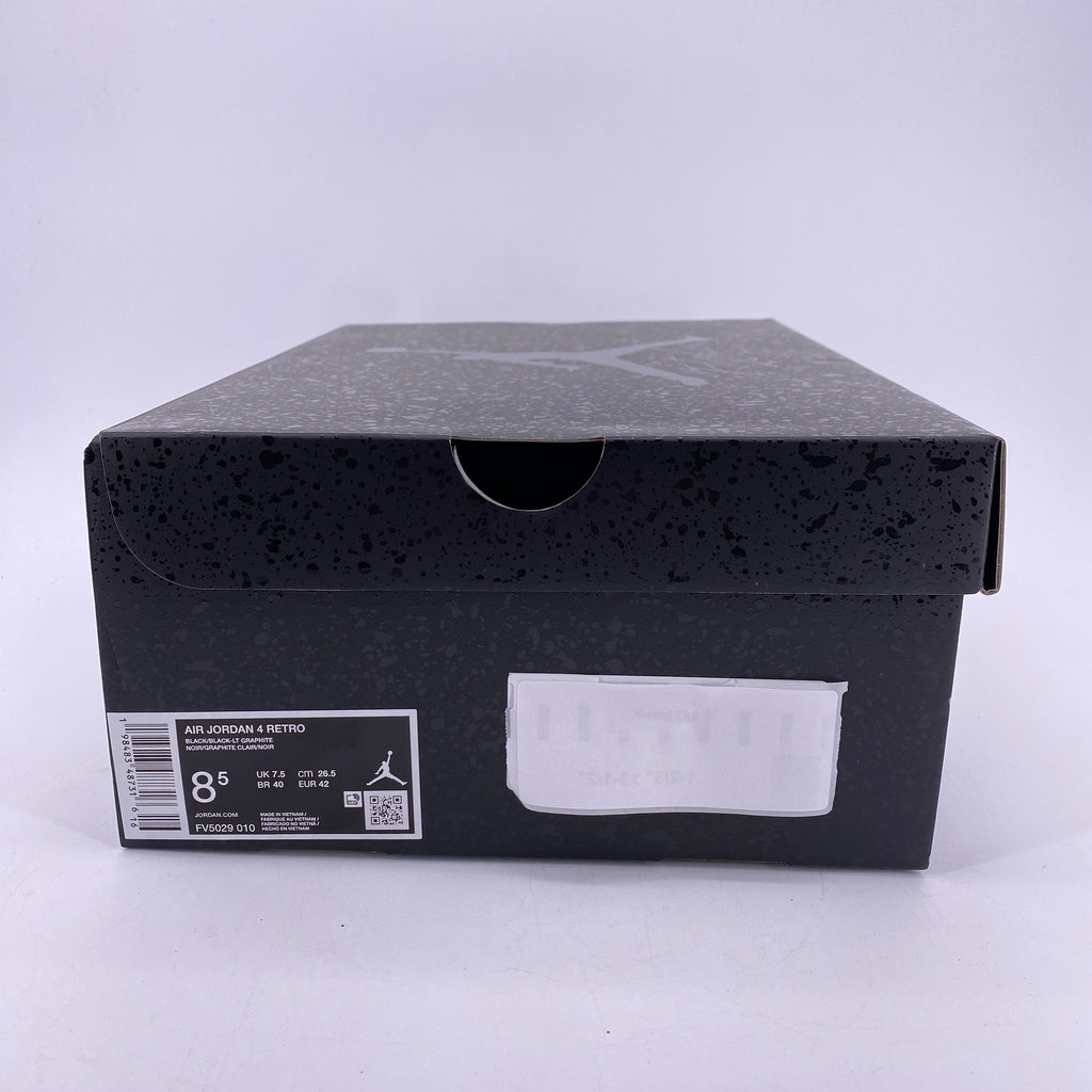 Air Jordan 4 Retro "Black Cat" 2025 New Size 8.5