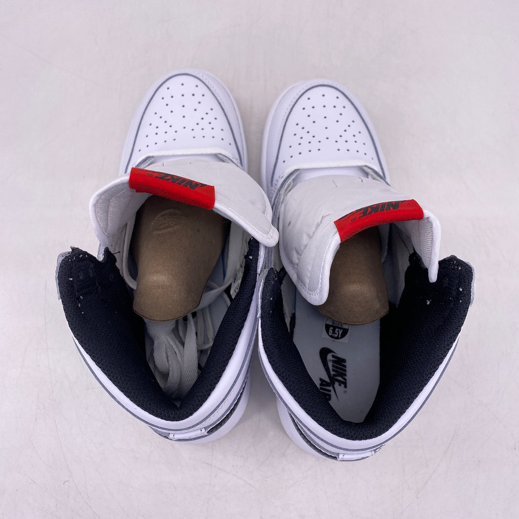 Air Jordan (GS) 1 Retro High OG "Ying Yang White" 2016 New Size 6.5Y