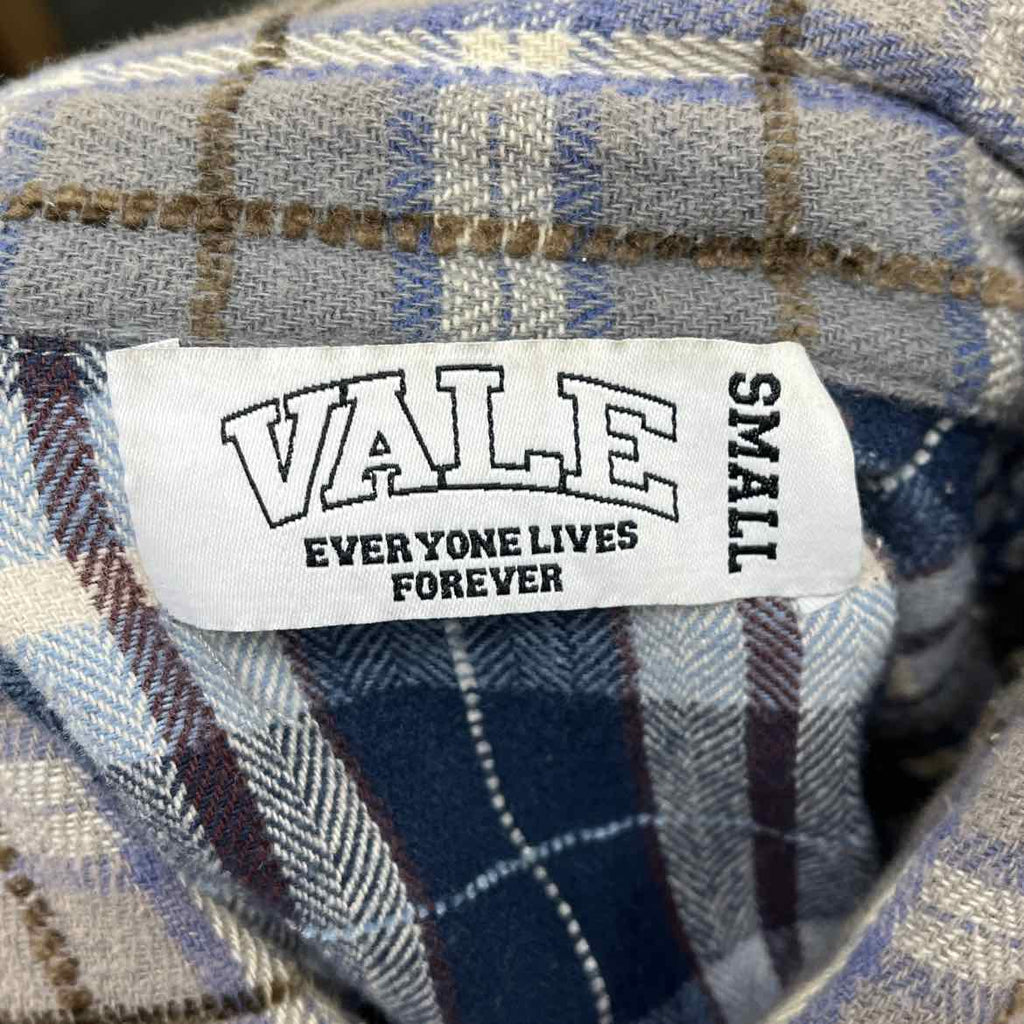 Vale Flannel "RHINESTONE" Blue Used Size S