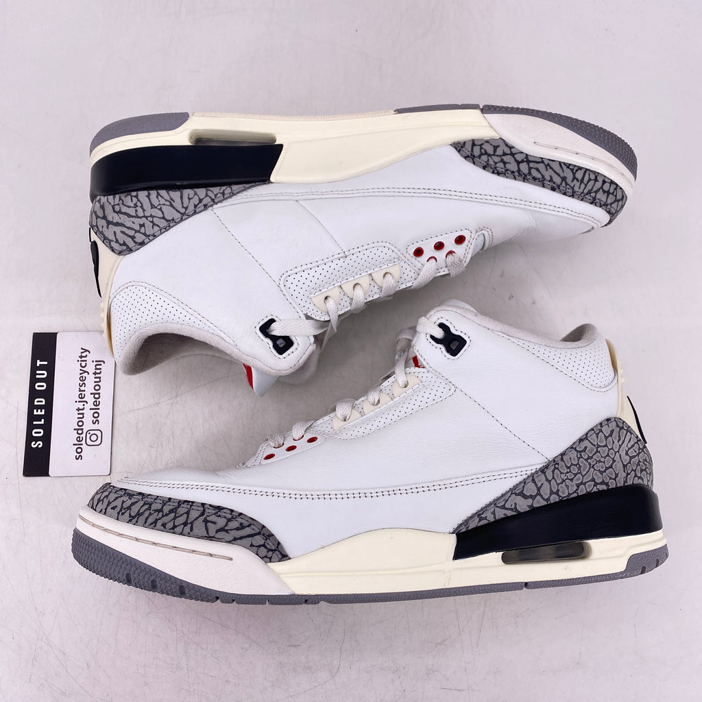 Air Jordan 3 Retro "White Cement Reimagined" 2023 Used Size 11.5