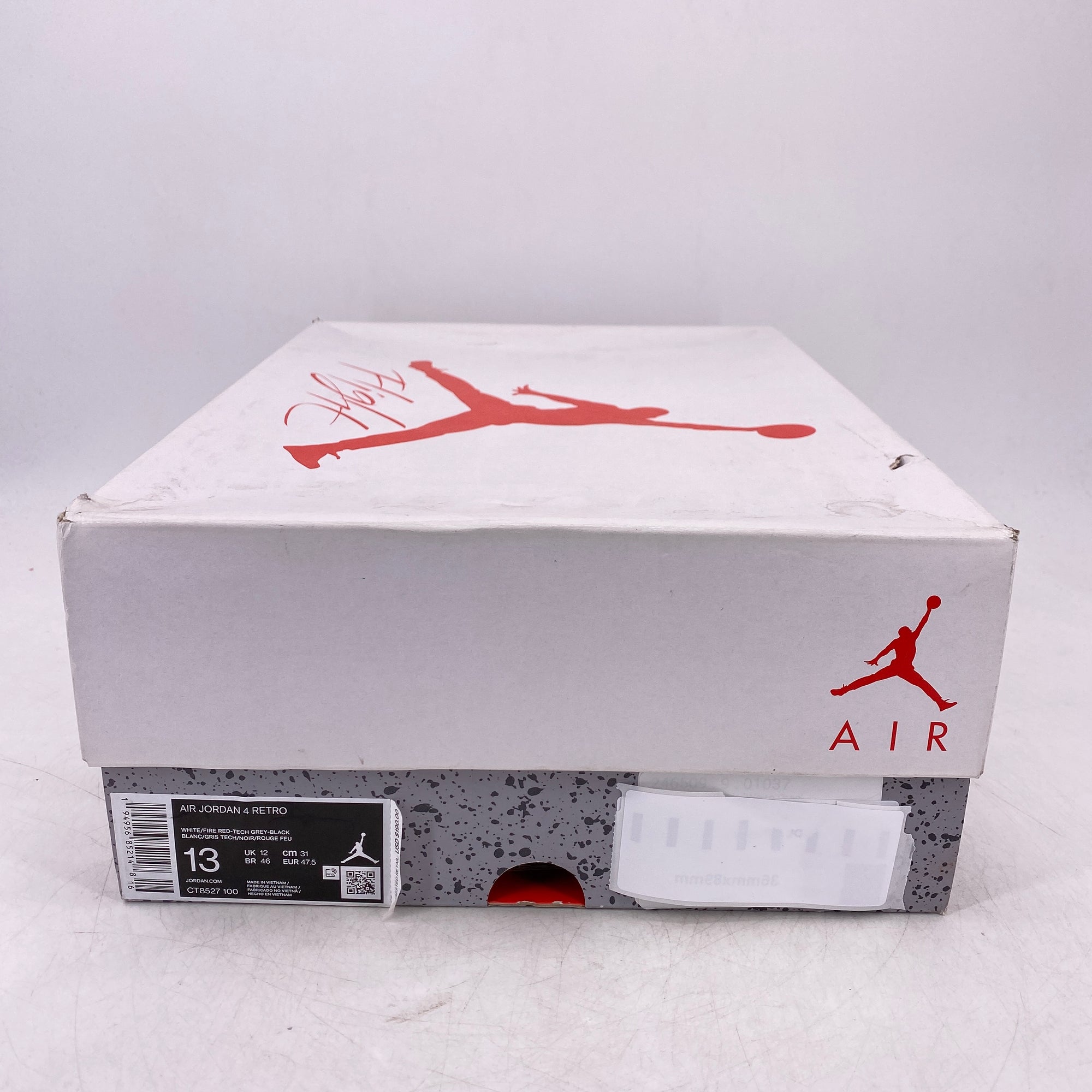 Air Jordan 4 Retro &quot;White Oreo&quot; 2021 New Size 13