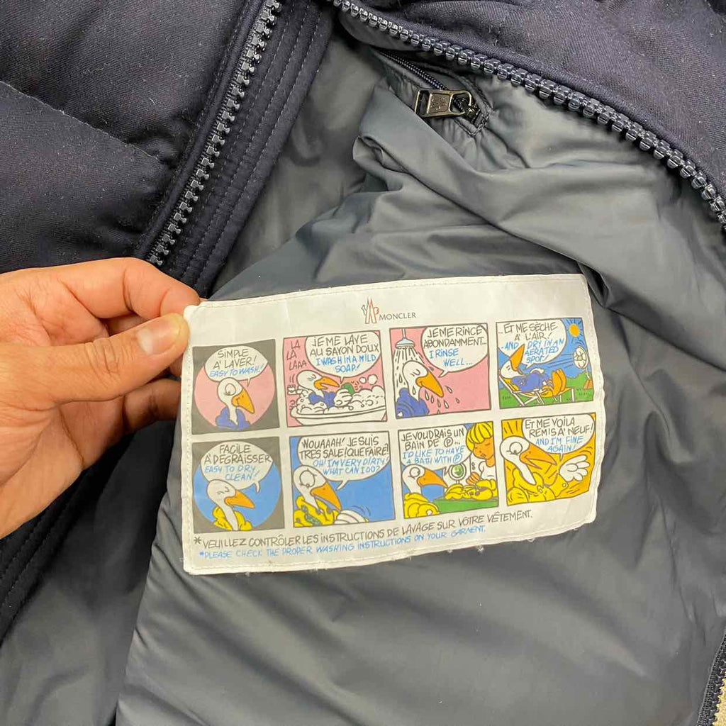 Moncler Jacket "MONTGENEVRE" Navy Used Size 5