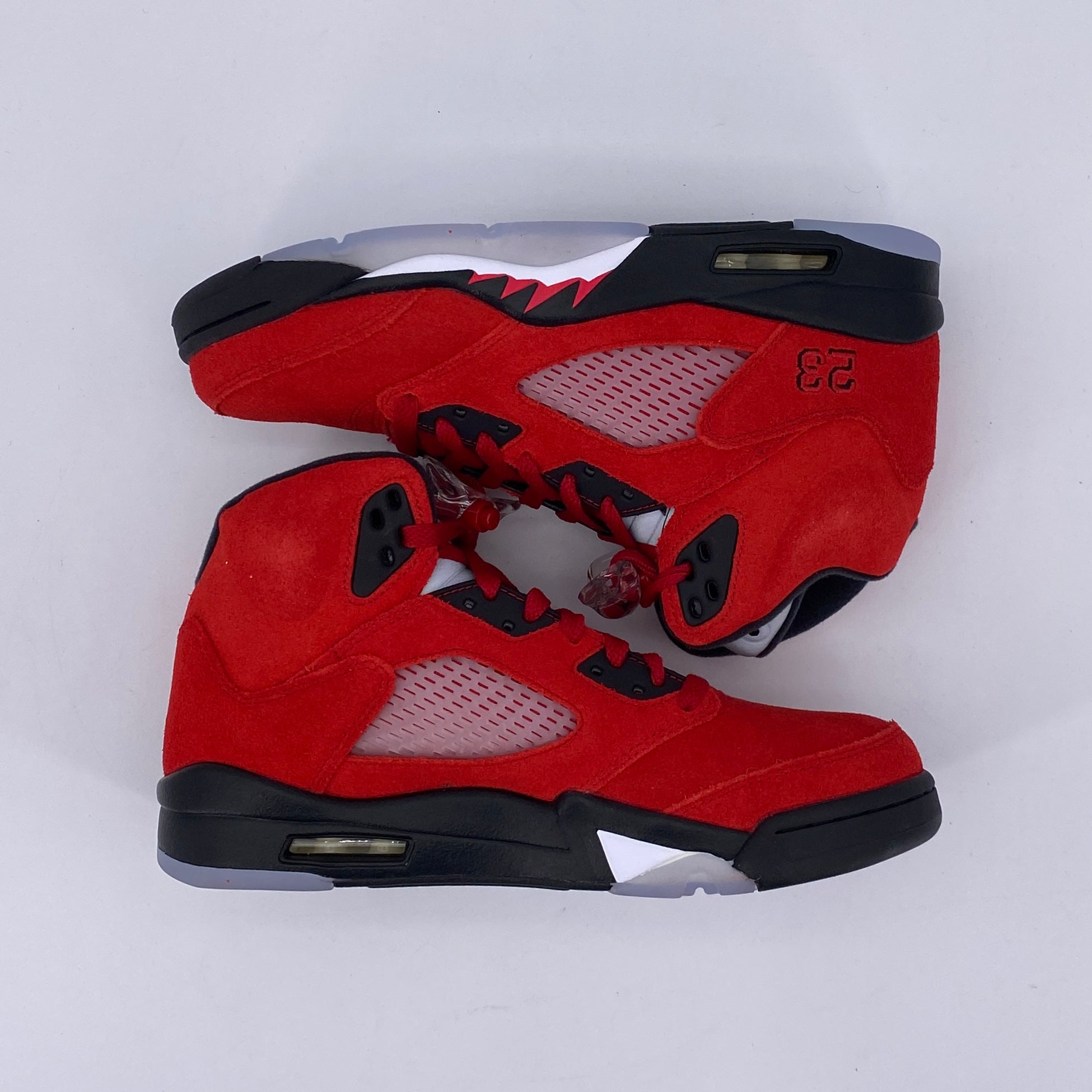 Air Jordan 5 Retro &quot;Raging Bull Red Suede&quot; 2021 New Size 8.5