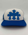 Chrome Hearts Trucker Hat "CEMETERY" New Blue Size OS