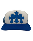 Chrome Hearts Trucker Hat "CEMETERY" New Blue Size OS