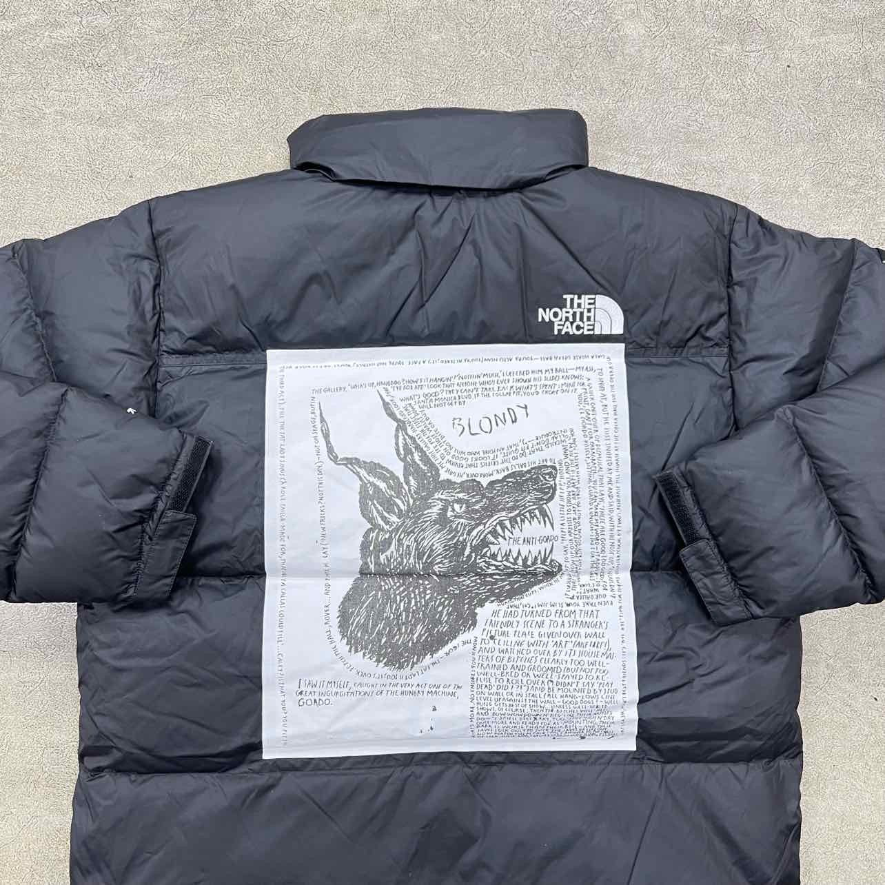 Supreme Nuptse Jacket &quot;ANTI-GORDO&quot; Black New Size XL