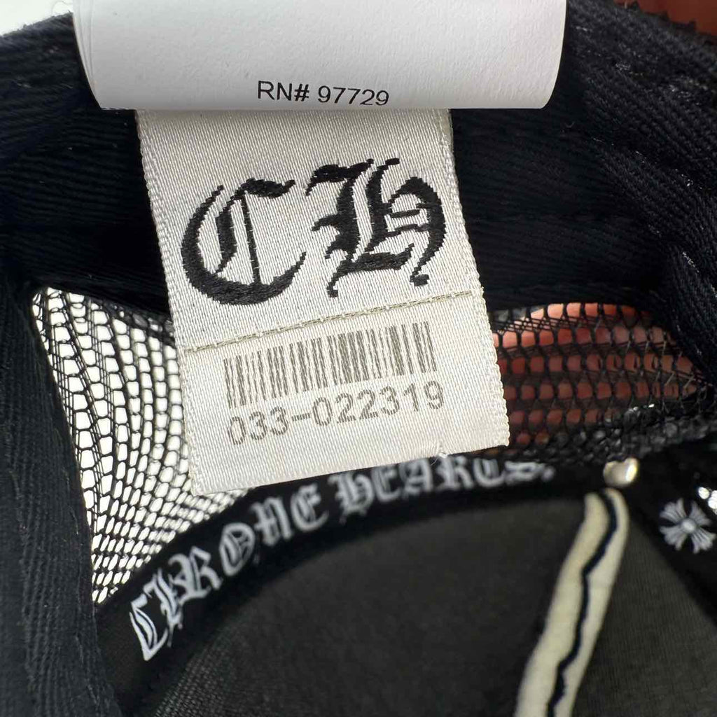 Chrome Hearts Trucker Hat "SEX PISTOLS" Used Black Size OS