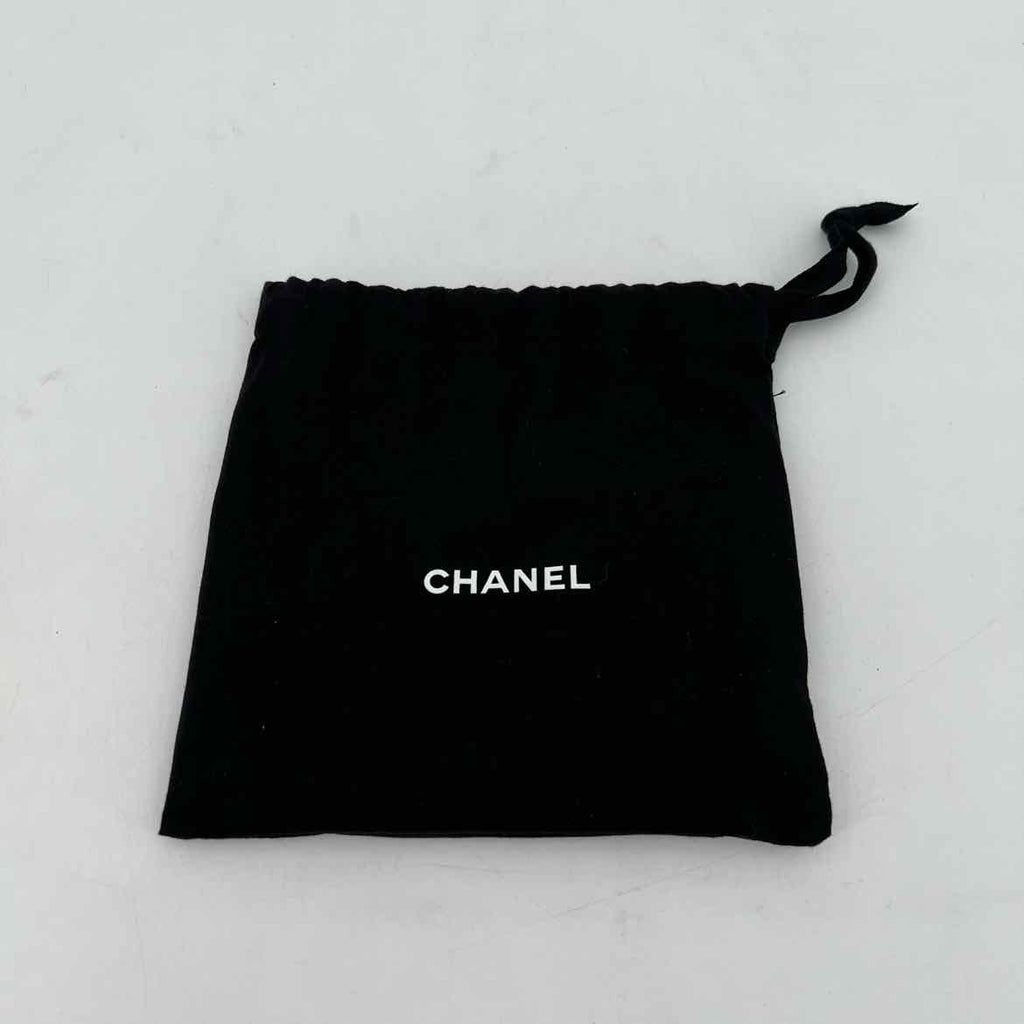 Chanel Belt "INTERLOCKING CC" Used White Size 38W