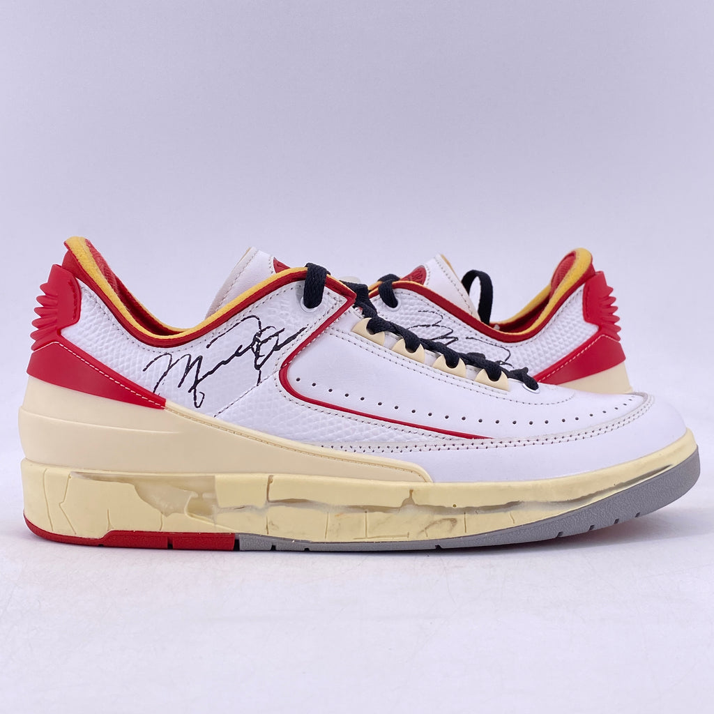 Air Jordan 2 Retro "Ow White Red" 2021 Used Size 8.5