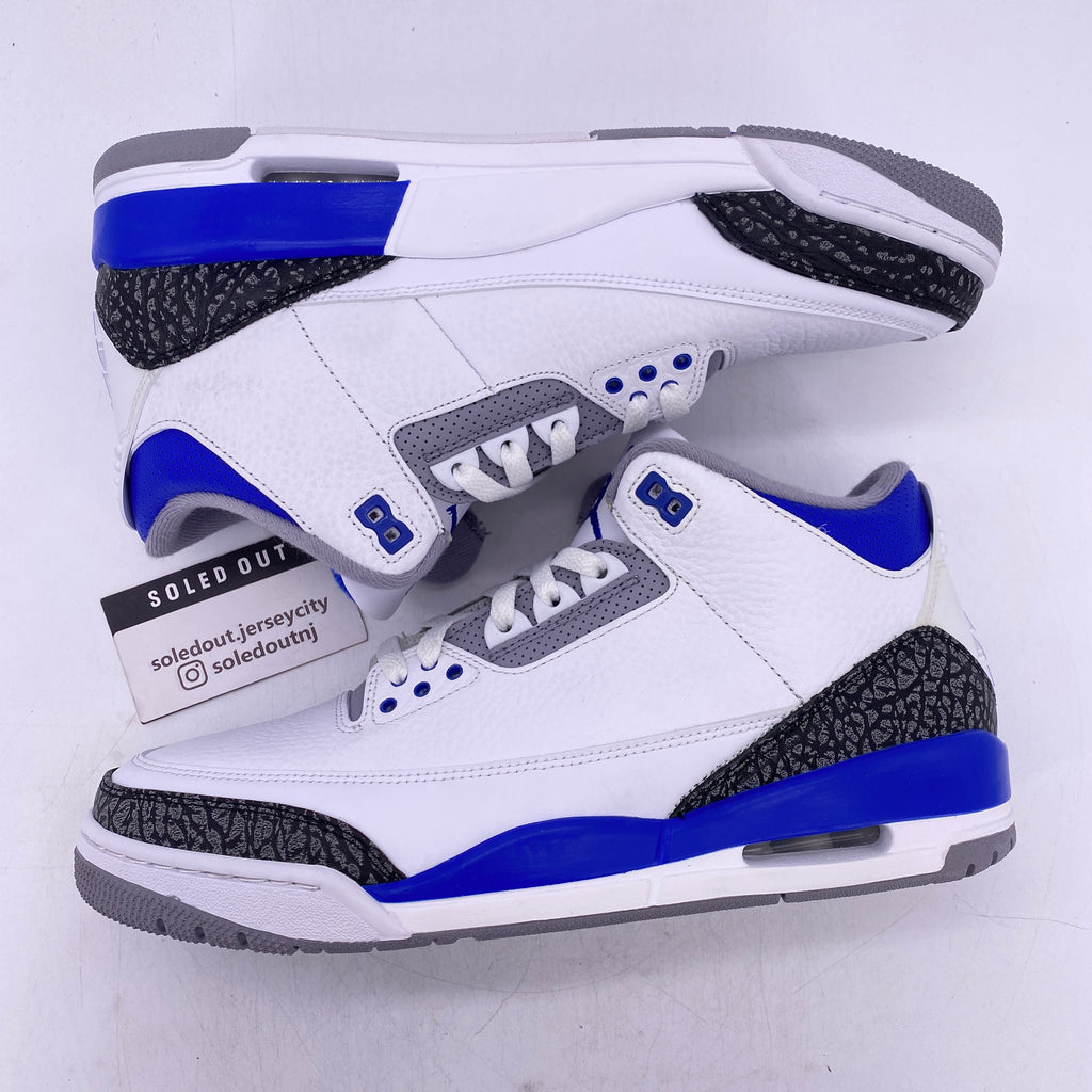 Air Jordan 3 Retro "Racer Blue" 2021 New Size 11