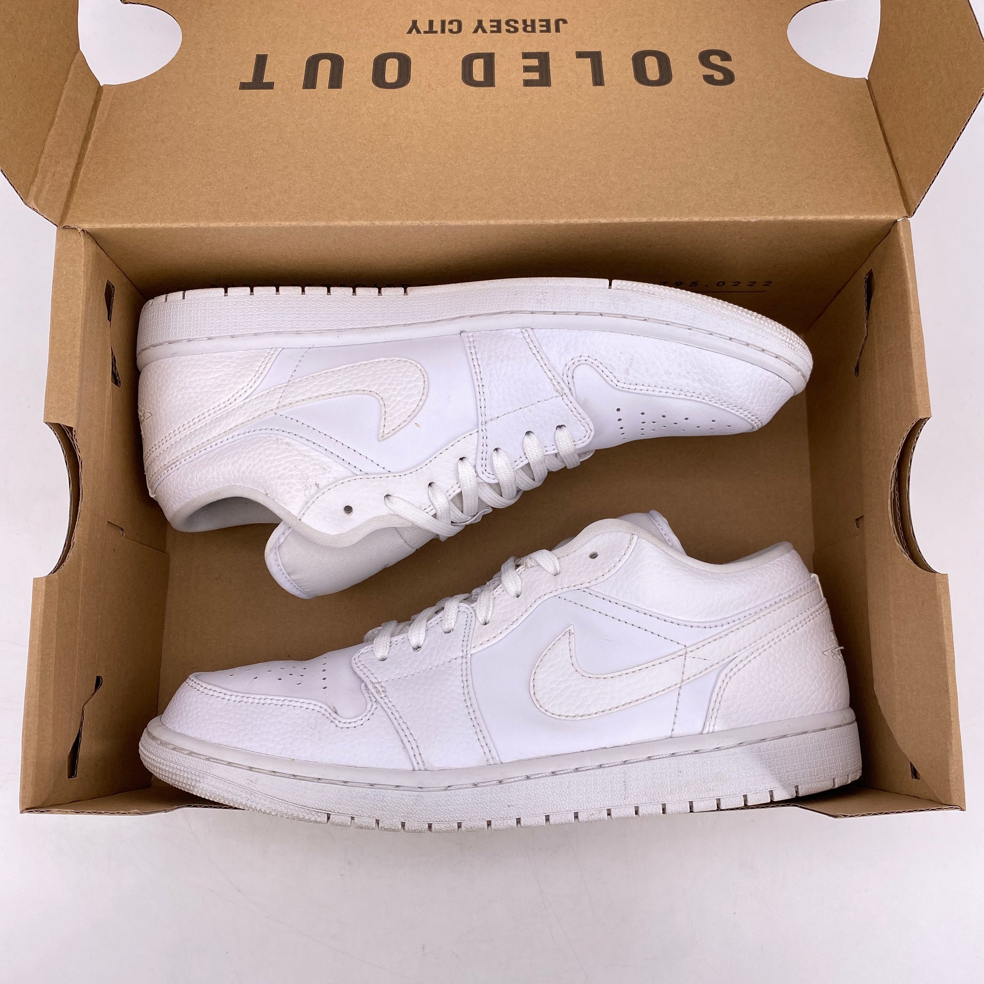 Air Jordan 1 Low "Triple White" 2020 Used Size 11