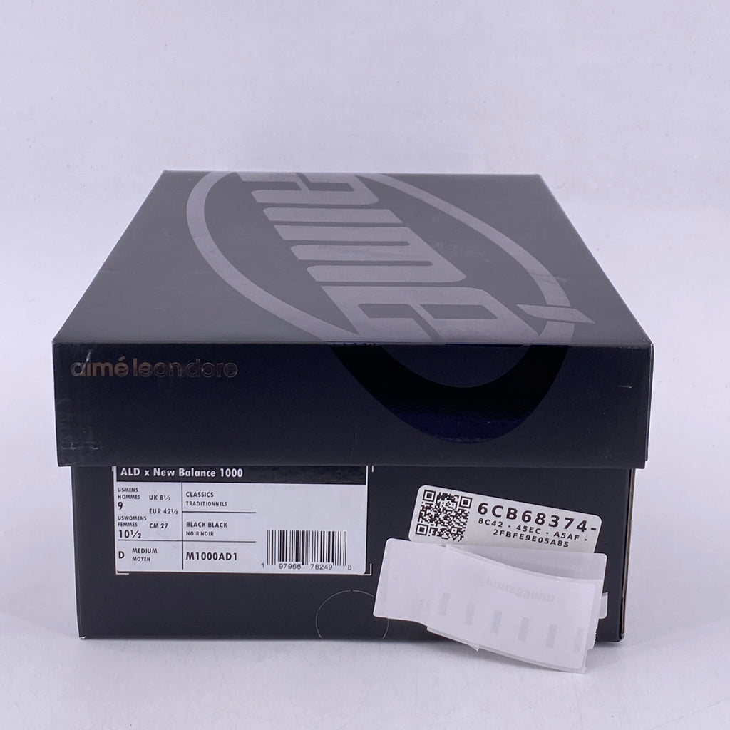 New Balance 1000 "Ald Black" 2024 Used Size 9