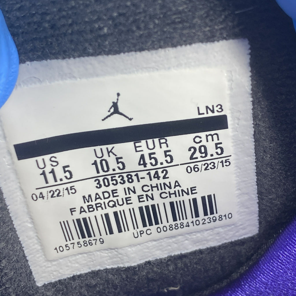 Air Jordan 8 Retro "Three Peat" 2015 Used Size 11.5