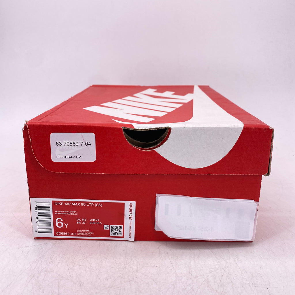 Nike (GS) Air Max 90 "Particle Grey Teal" 2022 New Size 6Y