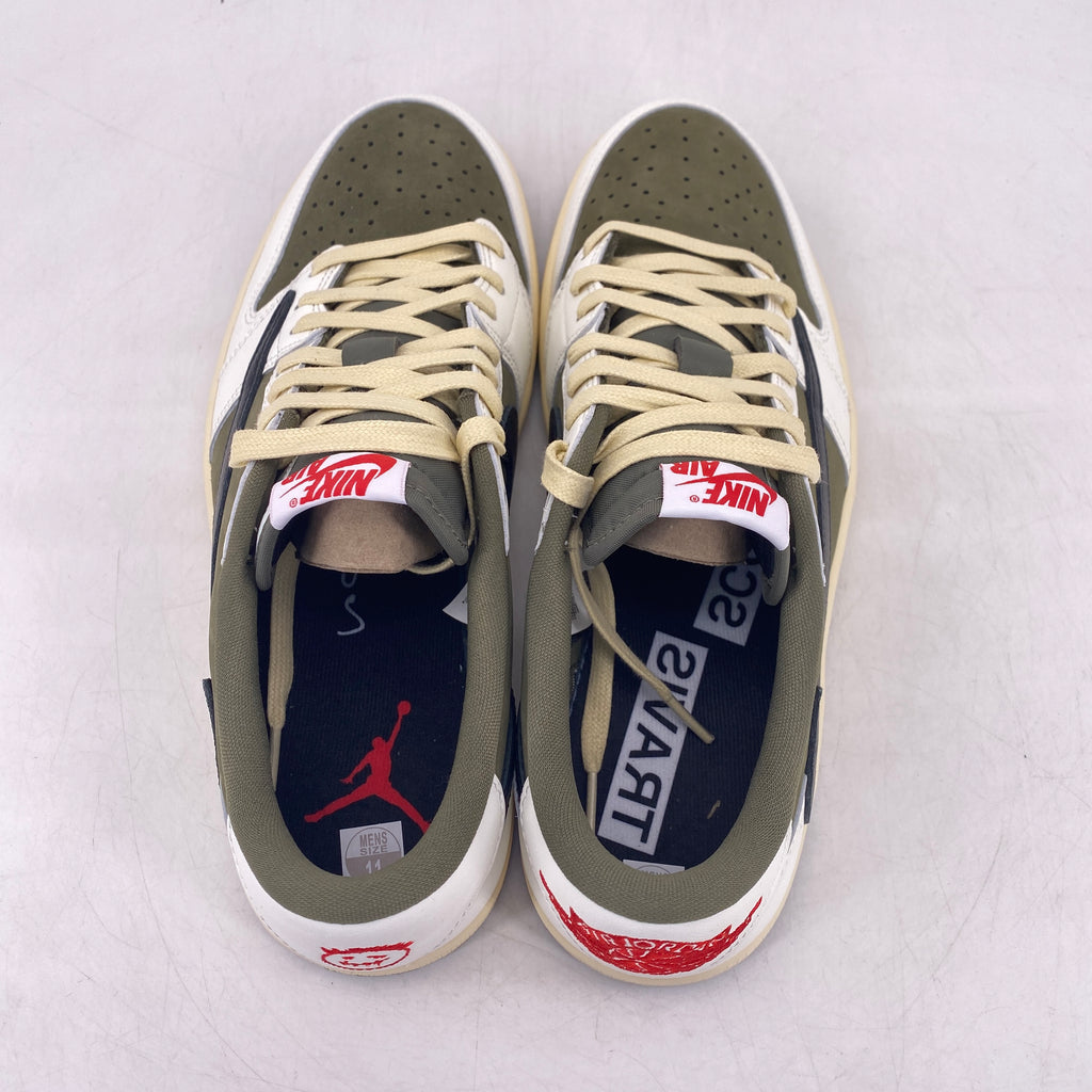 Air Jordan 1 Low OG SP "Travis Scott Medium Olive" 2024 New Size 11