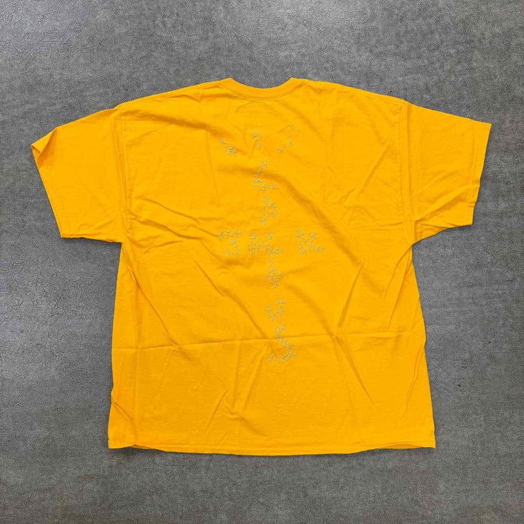 Travis Scott T-Shirt "MCDONALD'S" Yellow New Size XL