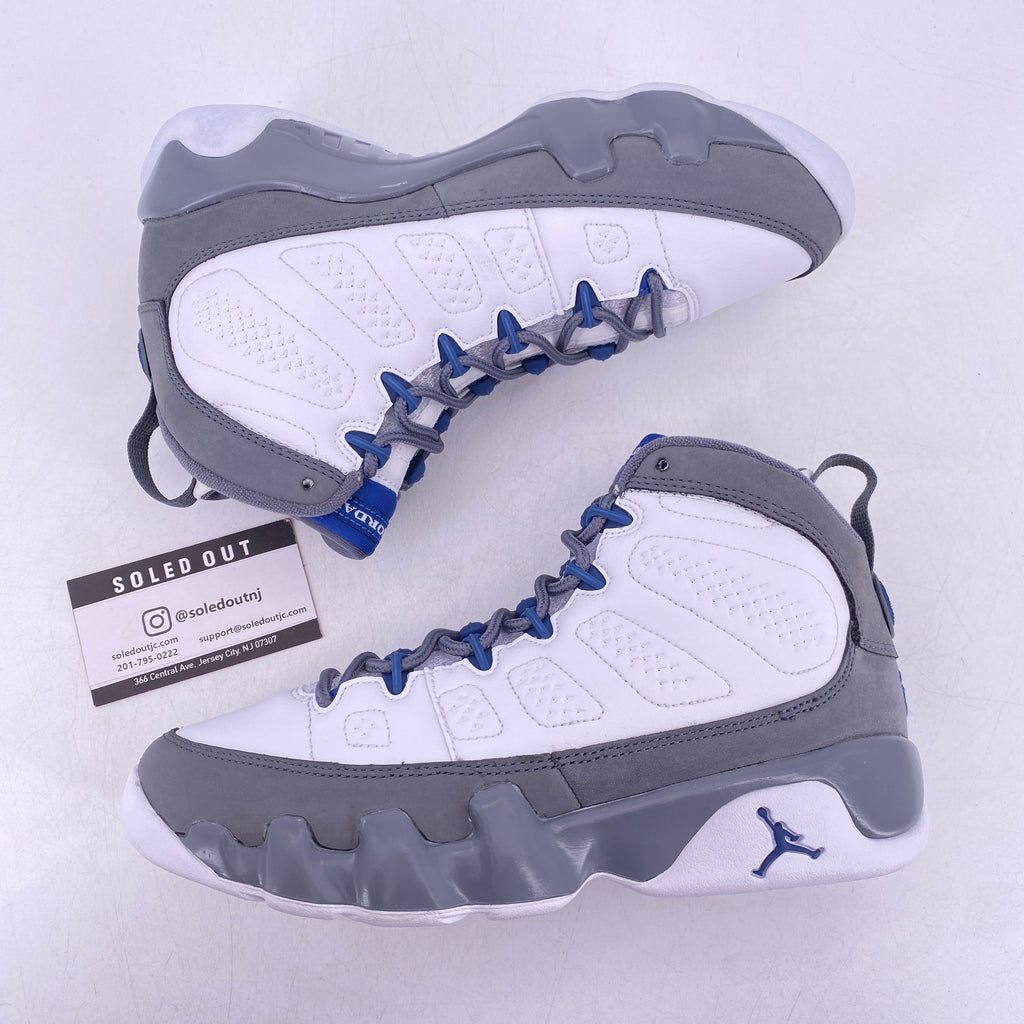 Air Jordan (GS) 9 Retro "Flint Grey French Blue" 2026 New Size 6.5Y