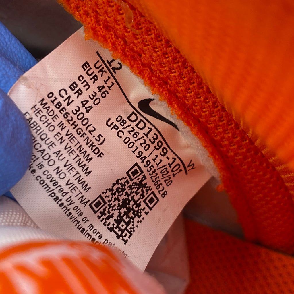 Nike Dunk High Retro "Syracuse" 2021 New Size 12