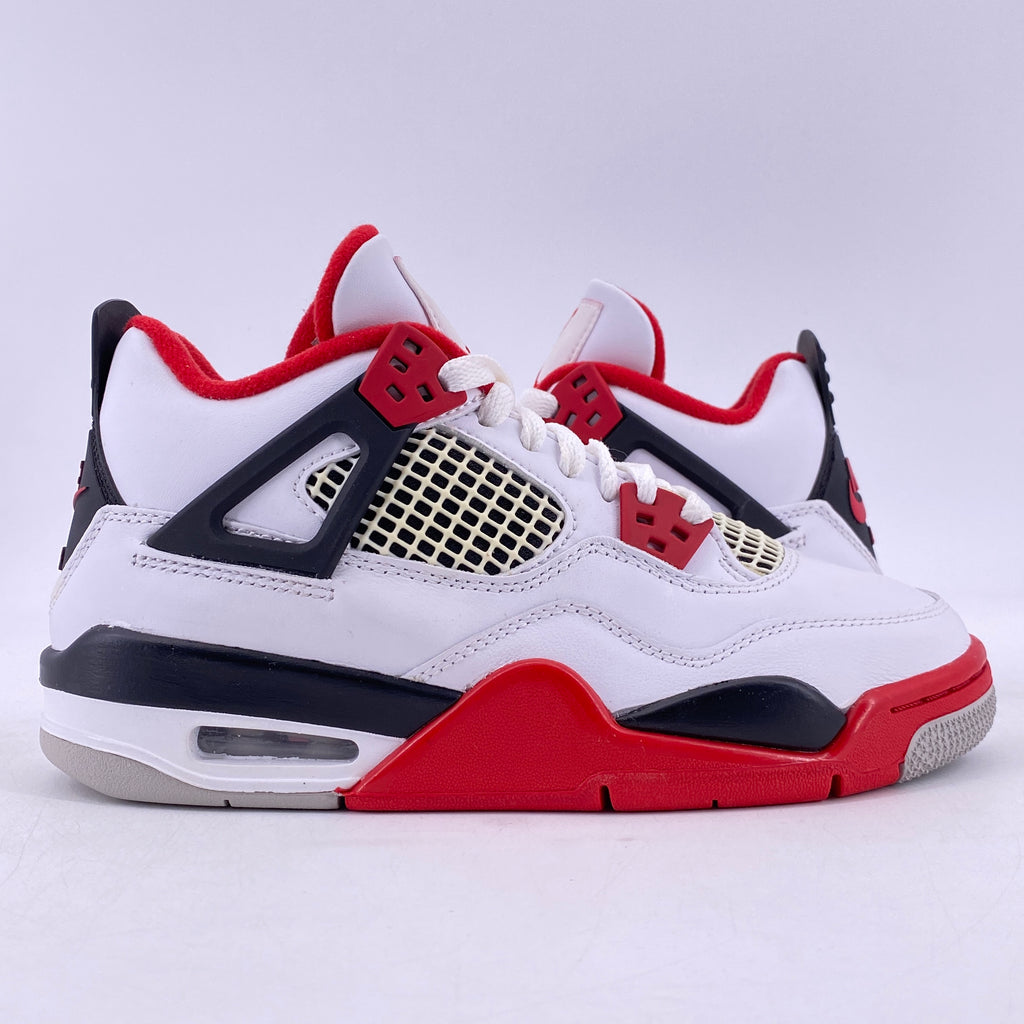 Air Jordan (GS) 4 Retro "Fire Red" 2020 New Size 4Y